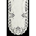 Sinobrite Sinobrite H7889-1 Ivory Elegance Round Doily; 8 in. H7889/1(008)